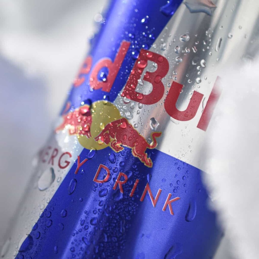 Lata de la bebida energética Red Bull